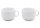 BREDEMEIJER Teebecher Umea mit Untersetzer 250ml 2er Set weiß