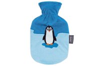 FASHY Wärmflasche Pinguin Pino Flauschbezug...