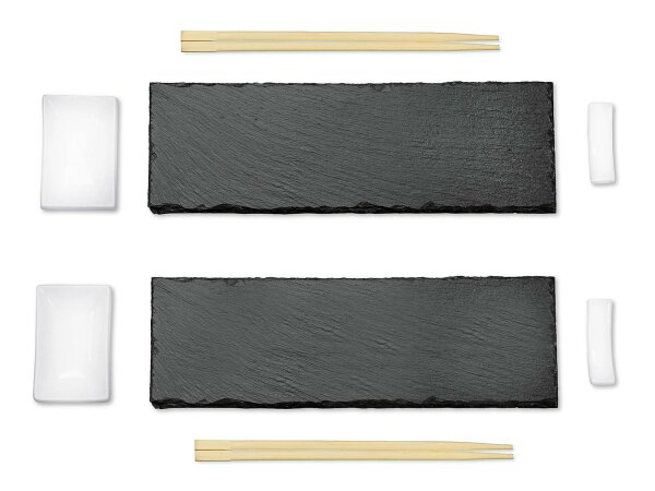 KESPER Sushi Set Schiefer 8teilig