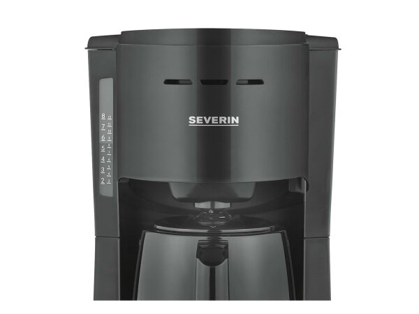 SEVERIN Filterkaffeemaschine KA9306 1000W 8 Tassen Thermokanne schwarz