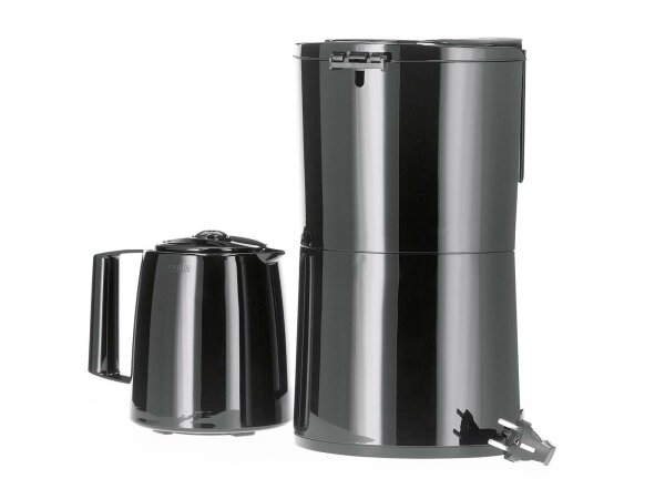 SEVERIN Filterkaffeemaschine KA9307 1000W 8 Tassen mit 2 Thermokannen schwarz