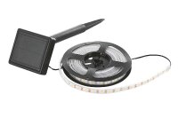 MEGA Solarstripe 300cm IP44 BK RGB 600mAh inkl....