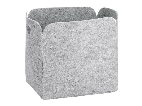 ZELLER PRESENT Aufbewahrungskorb Filz 36x28x36cm grau