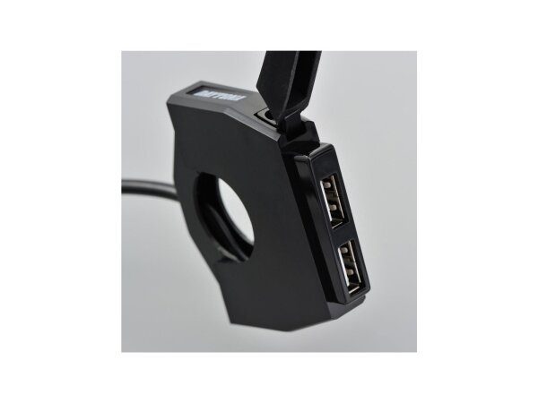 DAYTONA USB-Steckdose „Slim-Mount“ Zur Anschluss 2x U