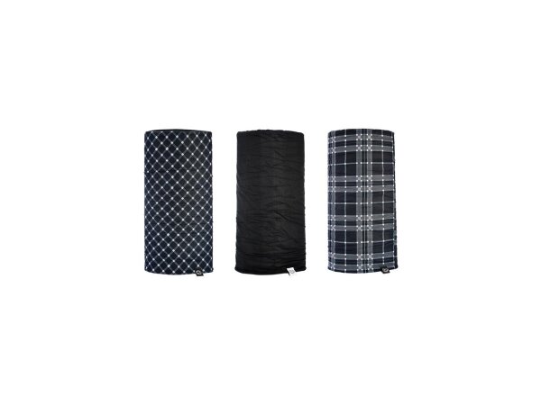 OXFORD Multifunktionstuch "Comfy" 3er Pack, 100 %  Tartan