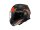 LS2 Klapphelm "FF901 Advant X Oblivion"  schwarz / titanium / orange matt, Gr. 53 / 54 = XS