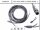 EBM Mahle Y-Lichtkabel V+H (10/20cm) schwarz, EBM Stecker auf offene Litze