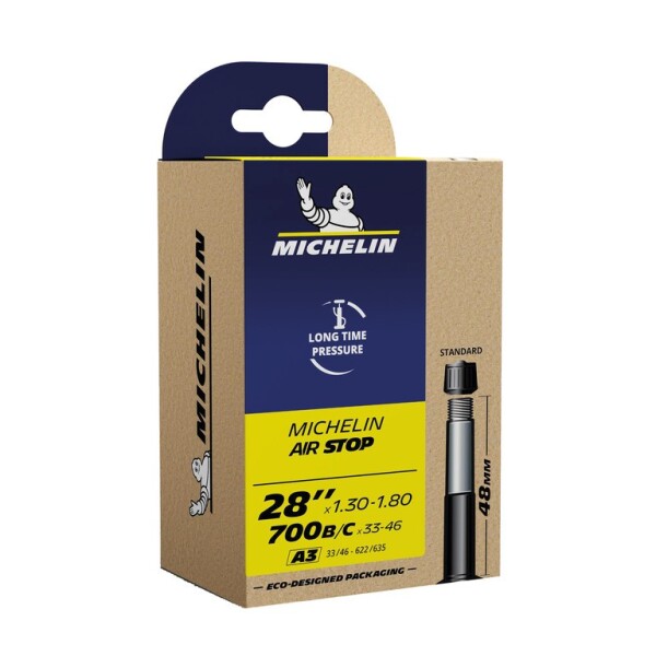 Schlauch Michelin A3 Airstop 28x1.30-1.80 33/46-622/635 AV 48mm