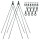 BLUEMELS BASIC 26"/28" - Ersatzstreben Set schwarz