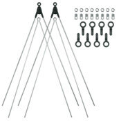 Ersatzstreben für Bluemels BASIC + STRIPES-Modelle 26" - 28", silber