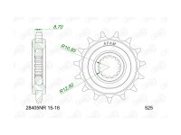 AFAM Antriebsritzel "28405" 525, Stahl gummiert...