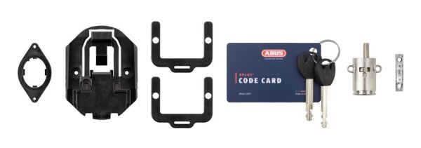 Batterie Assy Set Winora RADIUS Abdeckpl.,Schloss,Abstandsh.,An