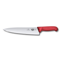 Fibrox, Kochmesser, 25cm, gerade, rot