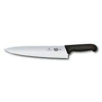 Fibrox, Kochmesser, 28cm, gerade, schwarz