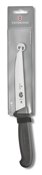 Fibrox, Tranchiemesser, 15cm, gerade, schmal, schwarz