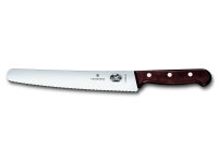 Brot- und Konditormesser, 22cm, Wellen, modern Ahorn Griff