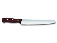 Brot- und Konditormesser, 22cm, Wellen, modern Ahorn Griff