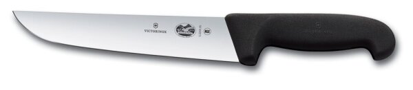 Fibrox, Schlacht- und Bankmesser, 20cm, gerade, schwarz