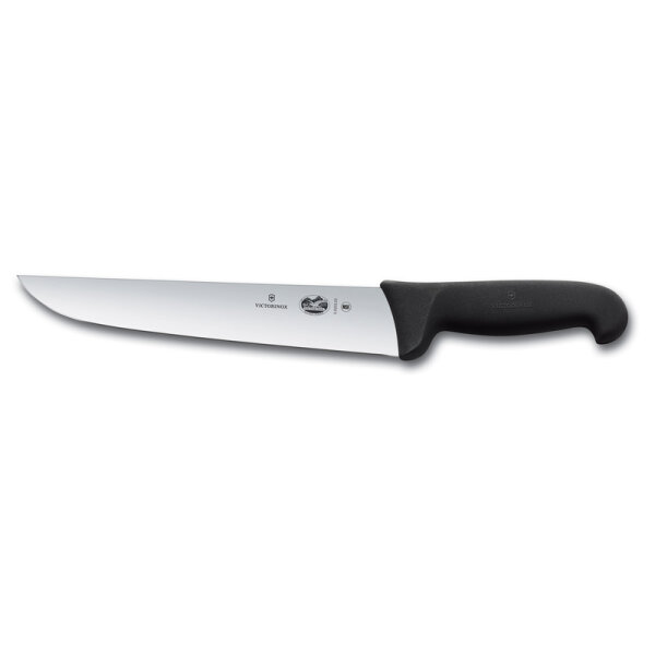 Fibrox, Schlacht- und Bankmesser, 23cm, gerade, schwarz