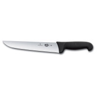 Fibrox, Schlacht- und Bankmesser, 23cm, gerade, schwarz