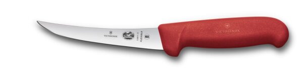 Fibrox, Ausbeinmesser, 12cm, gerade, flexibel, rot