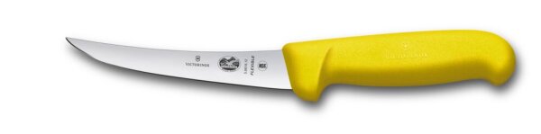 Fibrox, Ausbeinmesser, 12cm, gerade, flexibel, gelb