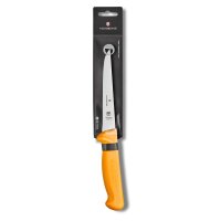 Swibo, Ausbeinmesser, 14cm, gerade, orange, SB-Hülle
