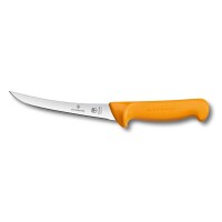Swibo, Ausbeinmesser, 13cm, gerade, orange, SB-Hülle