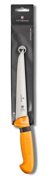 Swibo, Stechmesser, 18cm, gerade, orange, SB-Hülle
