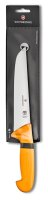 Swibo, Schlachtmesser, 21cm, gerade, orange, SB-Hülle