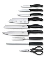 Swiss Classic, Messerblock, Buchenholz, 10tlg, schwarz