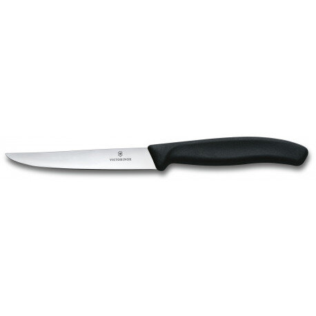 Swiss Classic, Steakmesser, 11cm, gerade, schwarz
