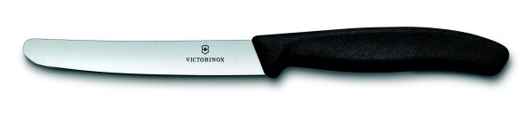 Swiss Classic, Tafelmesser, 11cm, gerade, schwarz