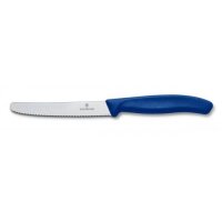 Swiss Classic, Tomaten und Tafelmesser, 11cm, Wellen, blau