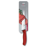 Swiss Classic, Kochmesser, 19cm, gerade, rot, B