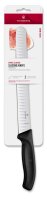 Swiss Classic, Schinkenmesser, 25cm, gerade,Kullen,schwarz,B