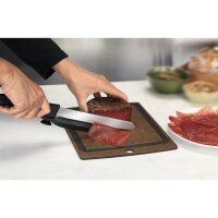 Swiss Classic, DUX-Messer, 21cm, Wellen, schwarz