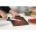 Swiss Classic, DUX-Messer, 21cm, Wellen, schwarz