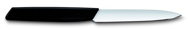 Swiss Modern, Gemüsemesser, 10cm, gerade, schwarz