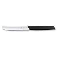 Swiss Modern, Tafelmesser, 11cm, gerade, schwarz