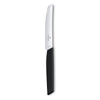 Swiss Modern, Tafelmesser, 11cm, gerade, schwarz