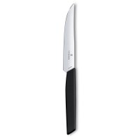 Swiss Modern, Steakmesser, 12cm, gerade, schwarz