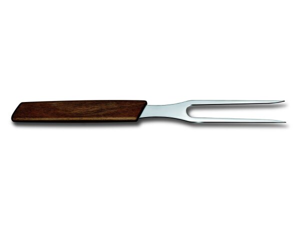 Swiss Modern, Tranchiergabel, 15cm, Nussbaum, G