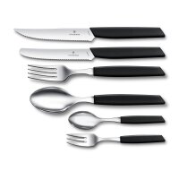 Swiss Modern, Tafellöffel, schwarz