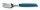 Swiss Modern, Tafelgabel, cornflower