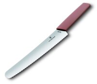 Swiss Modern, Brot- und Konditormesser, 22cm, Wellen,...
