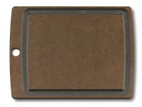 Allrounder Schneidbrett mittel, braun, mit Saftrille
