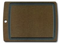 Allrounder Schneidbrett gross, braun, mit Saftrille