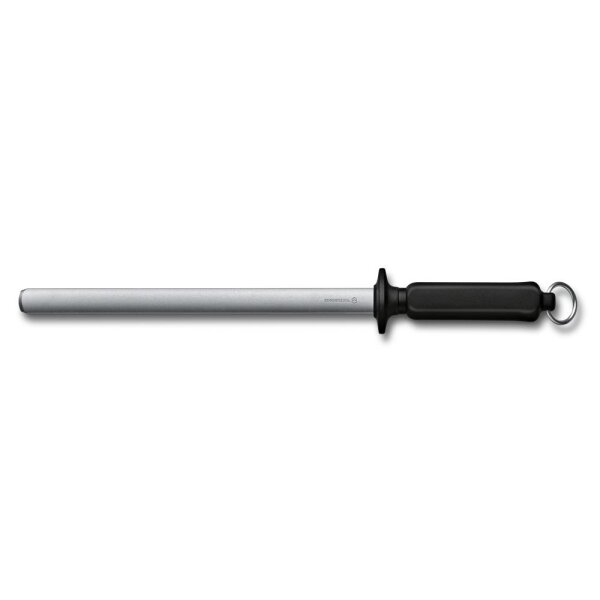Küchenstahl, 26cm, diamantbeschichtet, rund, schwarz