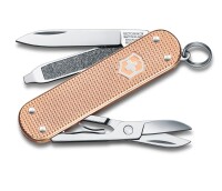 Schweizer Taschenmesser Klein 5 Funktionen Classic SD Alox, 58 mm, Fresh Peach